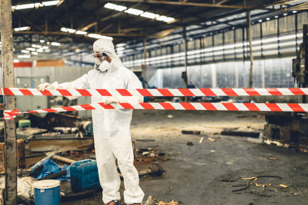Professional Unattended Death Cleanup technician working in Raymondville, TX